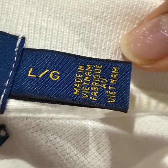 Ralph Lauren White Polo Shirt Dress with Navy Pony Embroidery - Picture 5 of 6